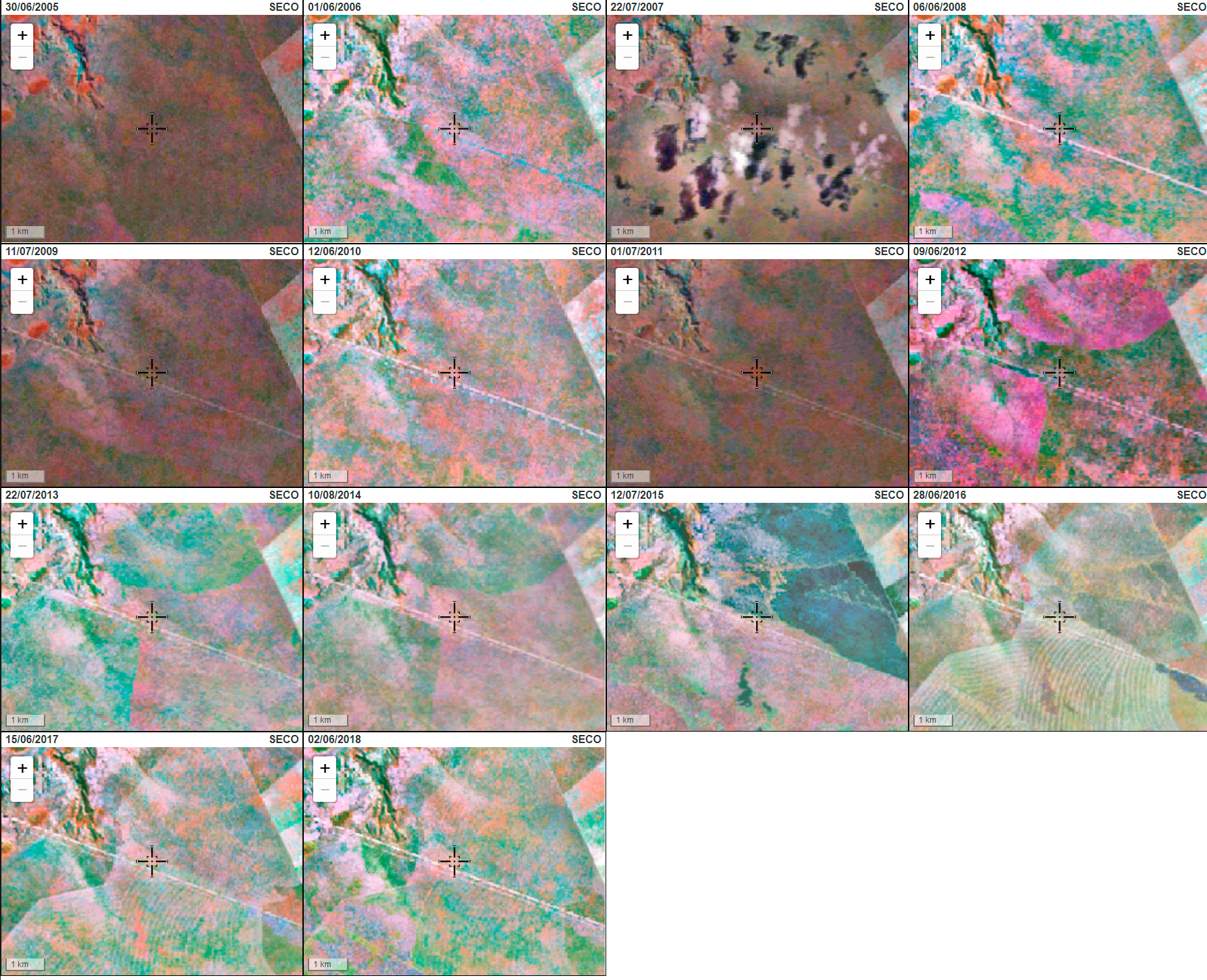 Contribuição das atividades de campo no processo de interpretação das imagens Landsat